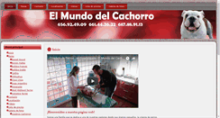 Desktop Screenshot of elmundodelcachorro.com