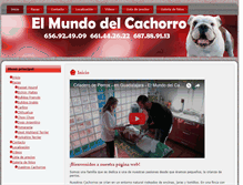 Tablet Screenshot of elmundodelcachorro.com